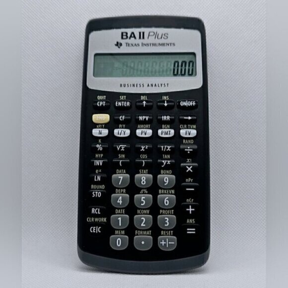 Texas Instruments BAII Plus Business Analyst Calculator - Picture 3 of 8